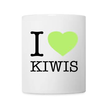 I LOVE KIWIS Kiwi - Tasse - Weiß - Vorne