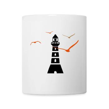 Leuchtturm | Seefahrt | Meer - Tasse - Weiß - Vorne