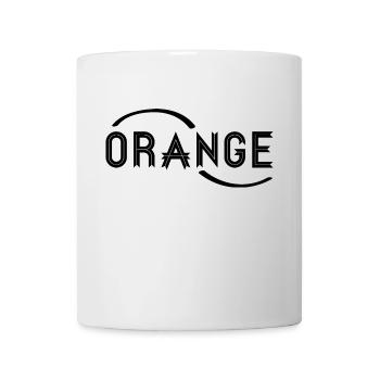 Orange - Tasse - Weiß - Vorne