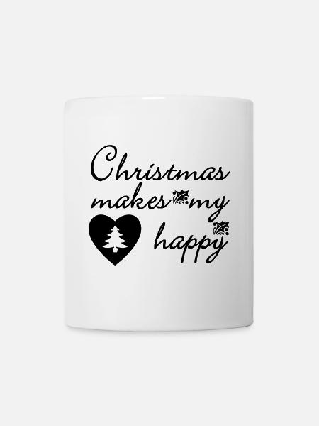 Weihnachten Christmas Spruch Geschenk - Tasse - Weiß