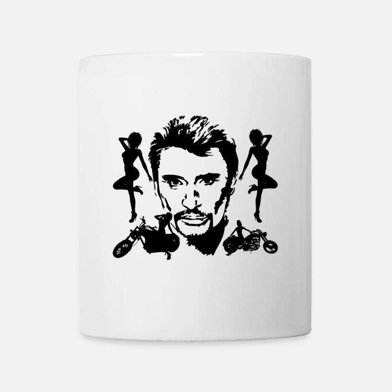 T shirt johnny - Mug blanc - blanc