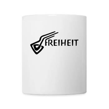 Freiheit - Tasse - Weiß - Vorne