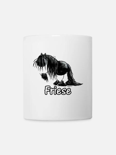 Drôle frison - frison - Cheval - Mug blanc - blanc