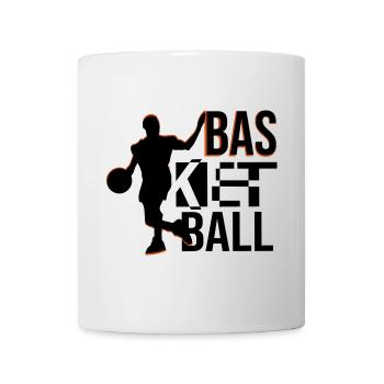 basketball - Mug blanc - blanc - Devant