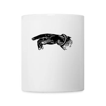 Main - Mug blanc - blanc - Devant