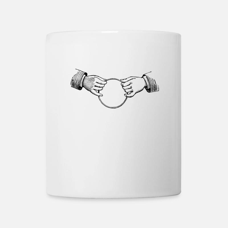 Mains - Mug blanc - blanc