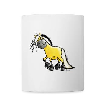 Fjord horse - Norwegian Fjord Horse - Mug - white - Front