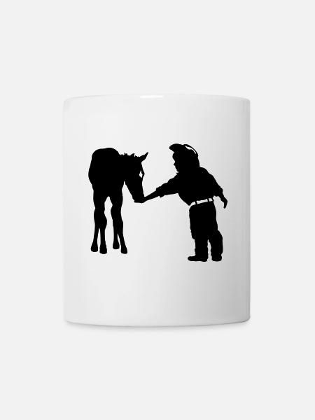 Cowboy - Mug blanc - blanc