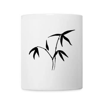 Bambus - Tasse - Weiß - Vorne