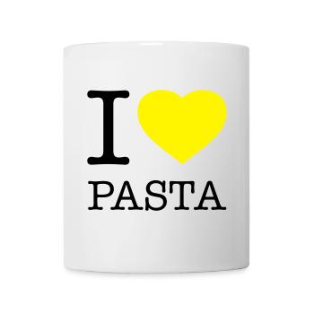 I LOVE PASTA Macaroni Noodles - Mug - white - Front
