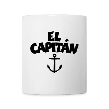 El Capitán ancre (FR) - Mug blanc - blanc - Devant