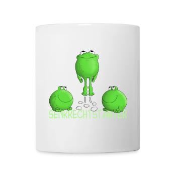 Démarrer - décoller - drôle - Mug blanc - blanc - Devant