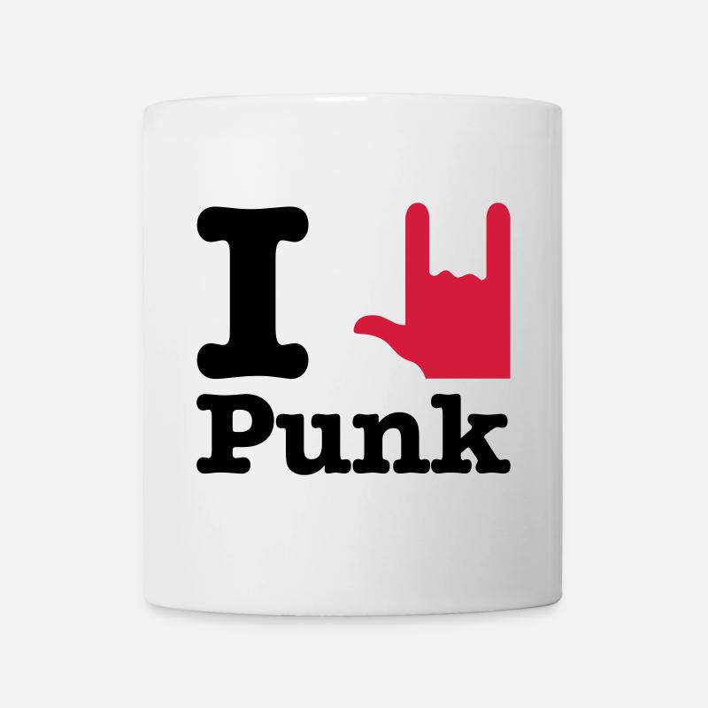 i love punk - Mug - white