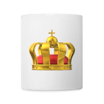 couronne - Mug blanc - blanc - Devant