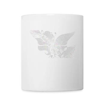 Musik Schmetterling6 - Tasse - Weiß - Vorne