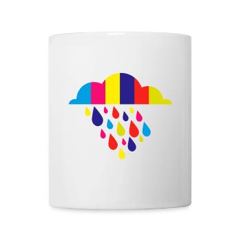colorful autumn rain - Mug - white - Front
