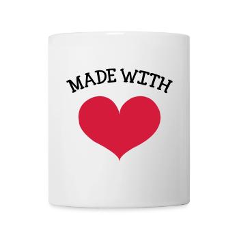 made with love - Tasse - Weiß - Vorne
