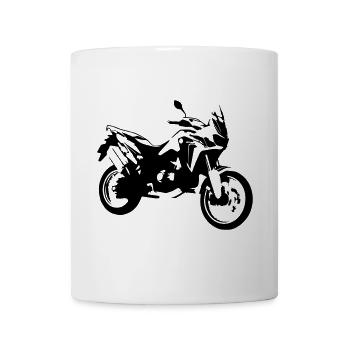 africa twin_einfarbig - Tasse - Weiß - Vorne