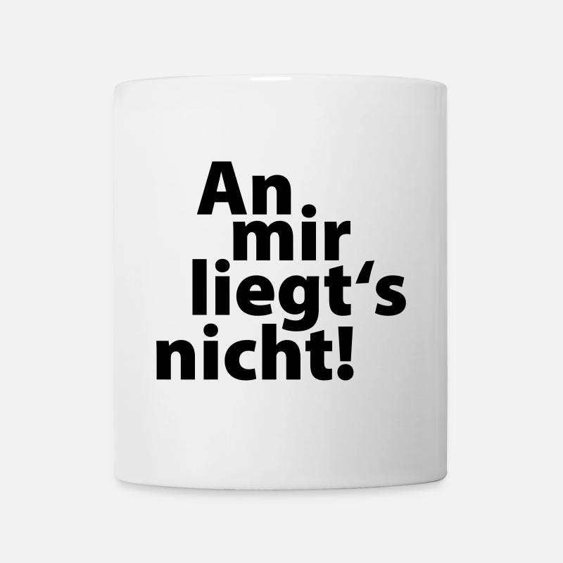 an mir liegts nicht - Tasse - Weiß