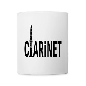 Clarinet Text - Mug - white - Front