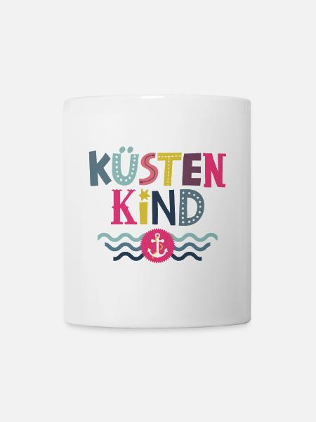 Küstenkind - Tasse - Weiß