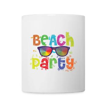 Beach Party - Tasse - Weiß - Vorne