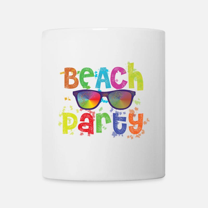 Beach Party - Tasse - Weiß