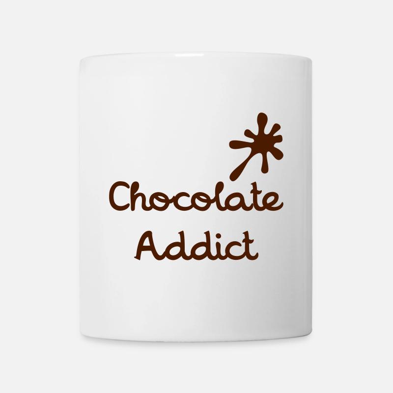Chocolate Addict - Mug blanc - blanc