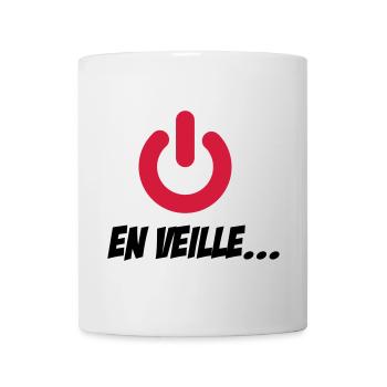 En veille... - Mug - white - Front