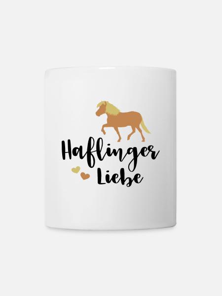 Haflingerliebe Haflinger - Tasse - Weiß