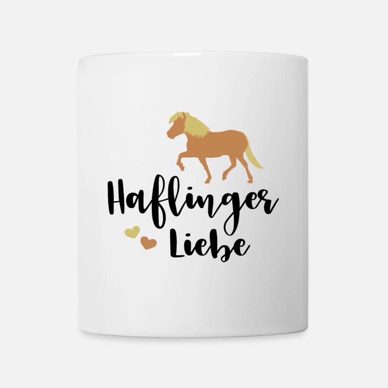 Haflinger aime Haflinger - Mug blanc - blanc