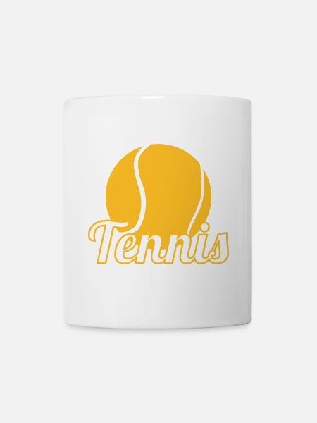 Tennis - Mug blanc - blanc