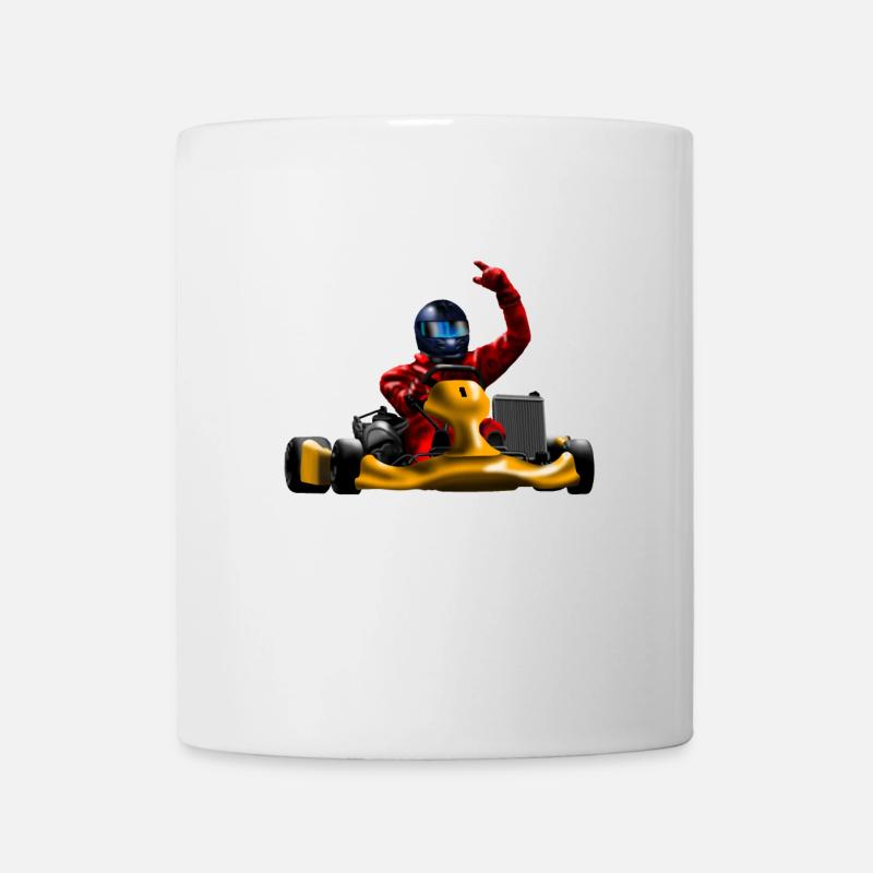 karting - Mug blanc - blanc