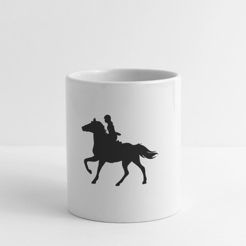 Mädchen mit Pferd Tasse