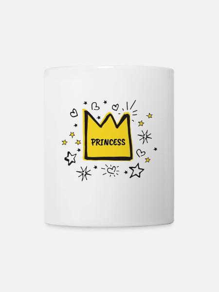 Princesse - Mug blanc - blanc