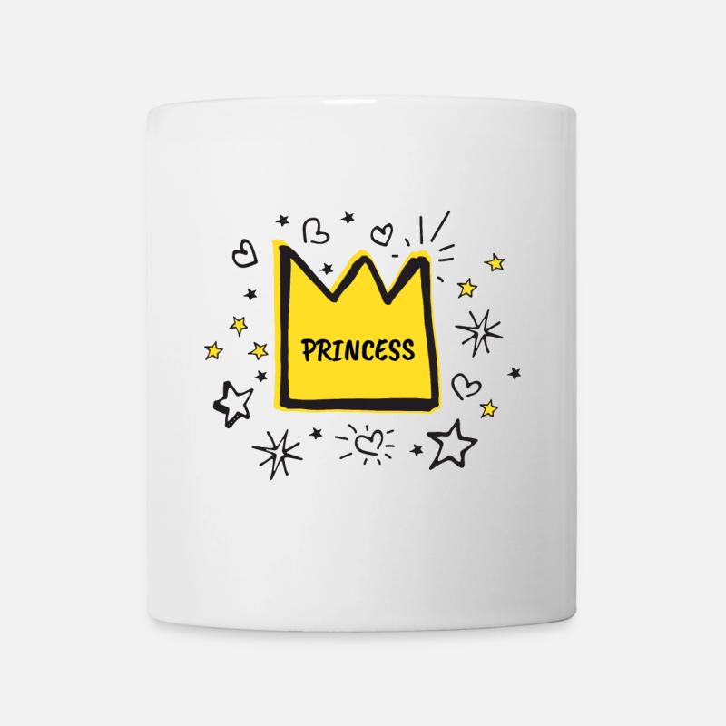 Princesse - Mug blanc - blanc