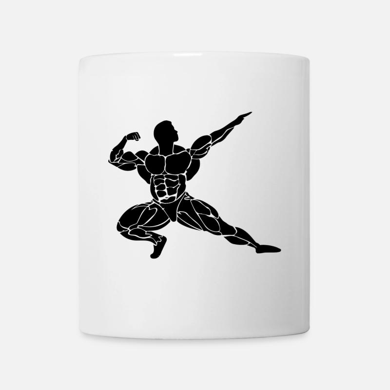 Musculation - Mug blanc - blanc