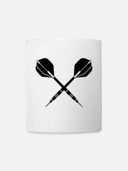 darts - Tasse - Weiß