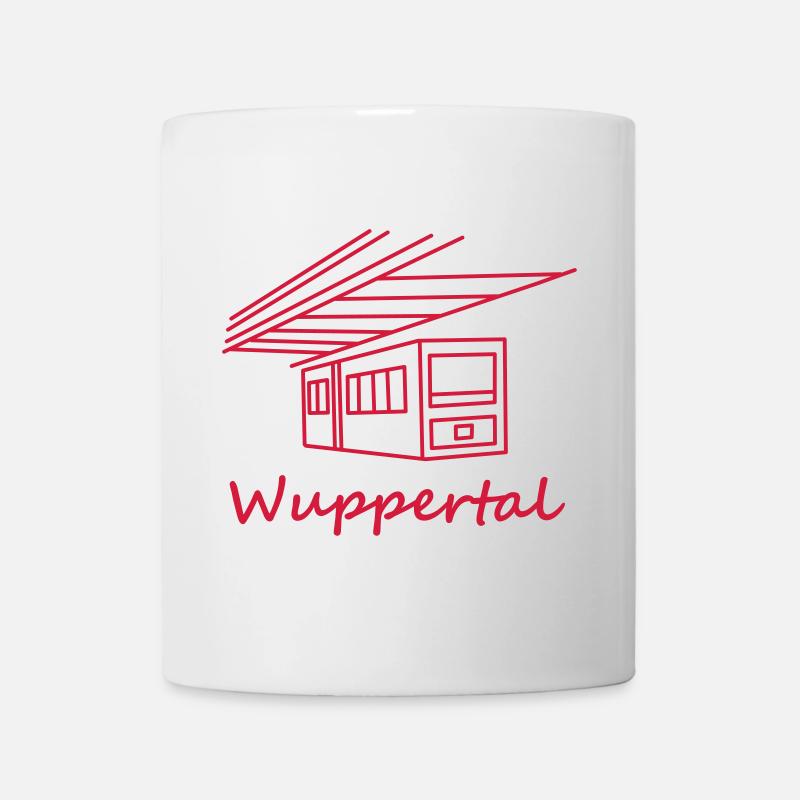 schwebebahn wuppertal - Tasse - Weiß