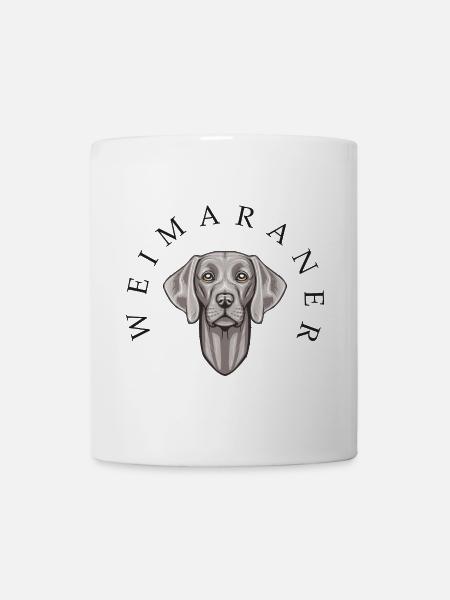 Weimaraner - Tasse - Weiß