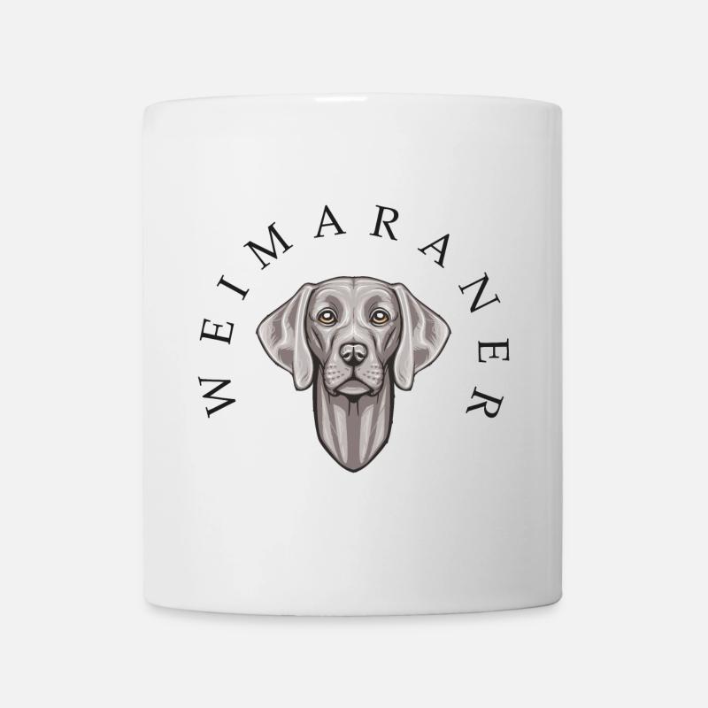 Weimaraner - Tasse - Weiß