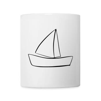 Boot - Tasse - Weiß - Vorne