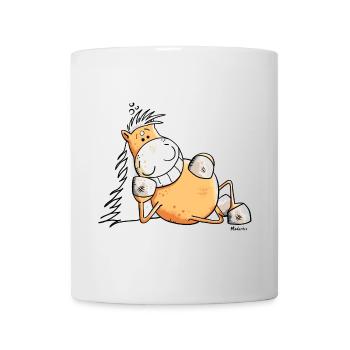 Drôle Cheval - Mug blanc - blanc - Devant