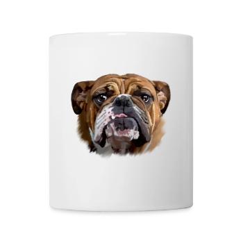 Bulldog - Tasse - Weiß - Vorne