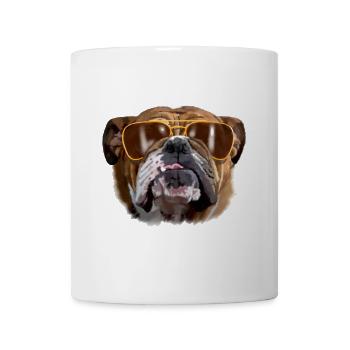 bouledogue - Mug blanc - blanc - Devant