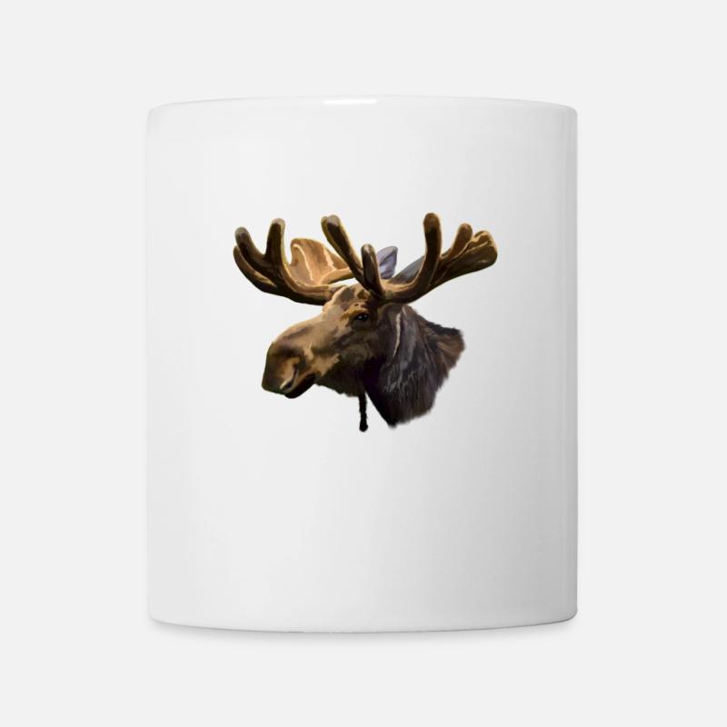 Elch - Tasse - Weiß