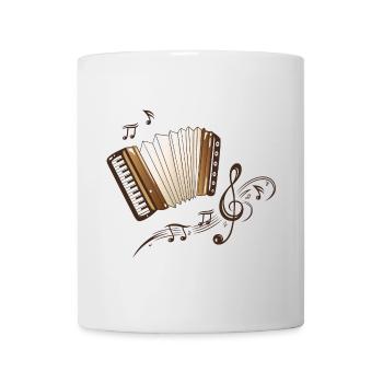Accordion Music Folk Music - Mug - white - Front
