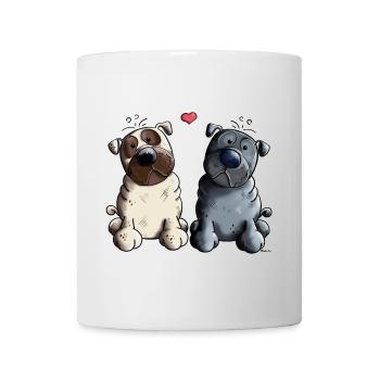 Lustige Möpse I Mops I Pug Love I Geschenk - Tasse - Weiß - Vorne