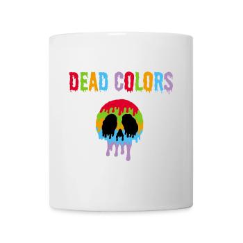 Colored skull manga - Mug - white - Front