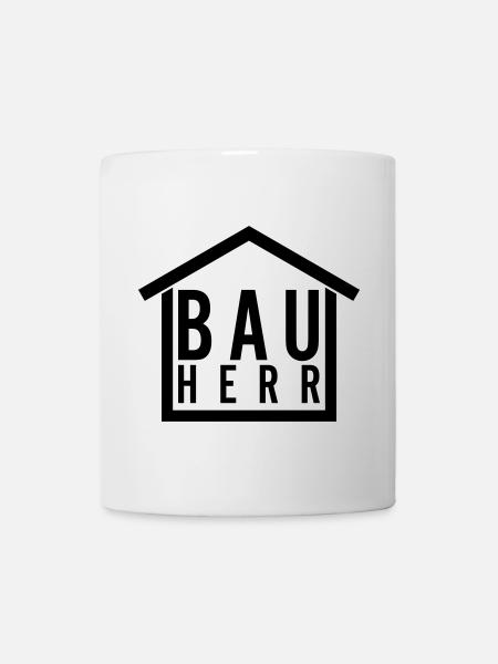 Bauherr - Tasse - Weiß